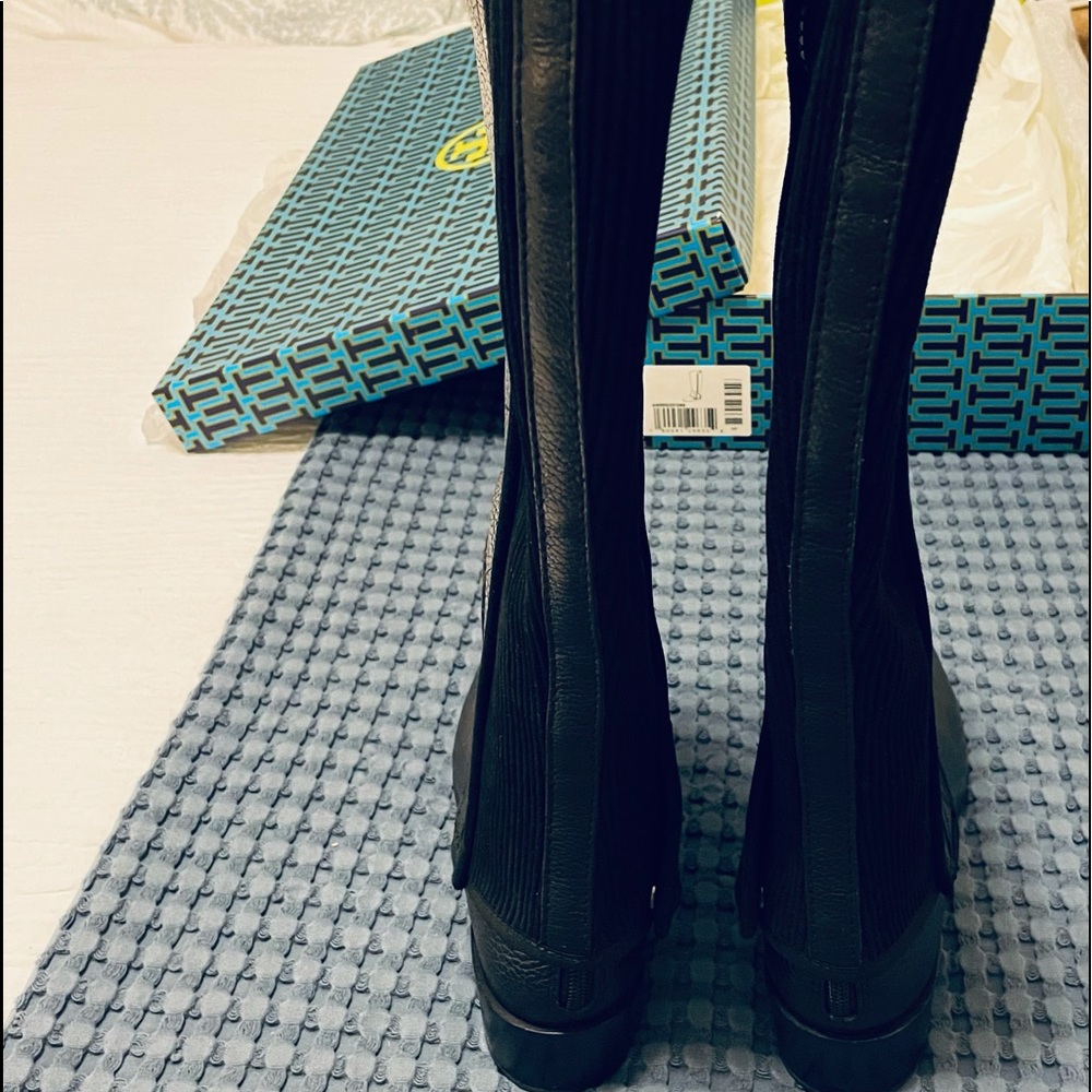 Tory Burch Black Milburn Riding Boot Sz.8 - Picture 6 of 8
